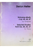Wybrane etiudy z op 45 46 47 na fortepian