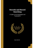 Records and Record Searching