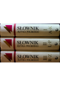 Słownik języka polskiego tom 1 do 3