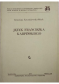 Język Franciszka Karpińskiego