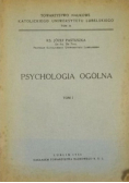Psychologia ogólna, Tom I 1946 r.