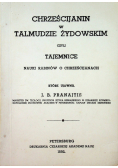 Chrześcijanin w Talmudzie Żydowskim reprint z 1892 r
