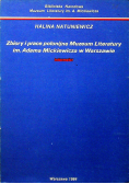 Zbiory i prace polonijne Muzeum Literatury im Adama Mickiewicza w Warszawie