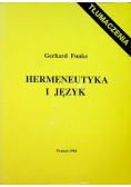 Hermeneutyka i język