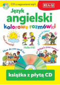 Język angielski - kolorowe rozmówki + CD