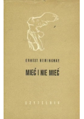 Mieć  i nie mieć