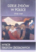 Dzieje Żydów w Polsce 1918 1939