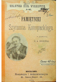 Pamiętniki Szymona Konopackiego 1899 r