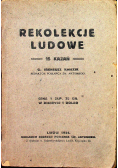 Rekolekcje ludowe 1924 r