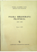 Polska bibliografia prawnicza Zeszyt 2