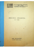 Drukarka mozaikowa D 100