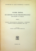 Wybór źródeł do historii Polski Średniowiecznej
