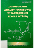 Zastosowanie analizy finansowej w zarządzaniu szkołą wyższą