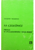 Na czołówce Prasa w październiku 1956 roku