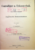 Centralblatt für Elektrotechnik 1886 r