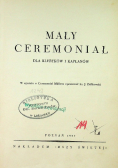Mały ceremoniał dla kleryków i kapłanów