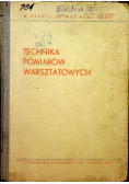 Technika pomiarów warsztatowych