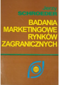 Badania marketingowe rynków zagranicznych