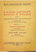 Katalog zabytków sztuki w Polsce Tom I zeszyt 2