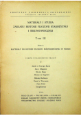 Materiały i studia zakładu historii filozofii starożytnej i średniowiecznej Tom III