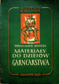 Materiały do dziejów garncarstwa