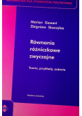 Równania różniczkowe zwyczajne