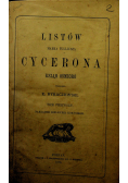 Listów Marka Tulliusza cycerona 1873r