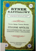Finanse spółek długoterminowe decyzje
