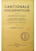 Cantionale ecclesiasticum ad usum ecclesiarum poloniae 1925 r