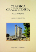 Classica cracoviensia volume XVII