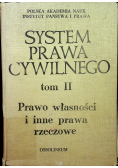System prawa cywilnego tom II Prawo własności i inne prawa rzeczowe