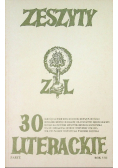 Zeszyty literackie 30