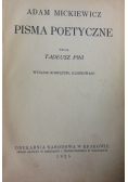 Pisma poetyckie 1925 r.