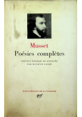 Poesies completes d alfred de musset