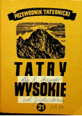 Przewodnik taternicki Tatry wysokie 21
