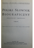 Polski Słownik Biograficzny tom IV reprint z 1948 r