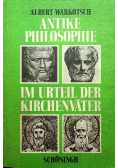 Antike philosophie im urteil der kirchenvater