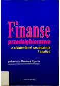 Finanse przedsiębiorstwa z elementami zarządzania i analizy