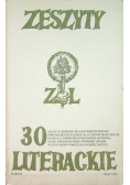 Zeszyty literackie 30