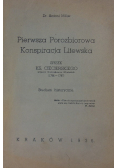 Pierwsza porozbiorowa konspiracja Litewska, 1936r.