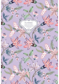 Notatnik ozdobny 143x210/96K linia Kwiaty
