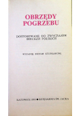 Obrzędy pogrzebu