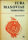 Iura Masoviae Terrestria Tom III
