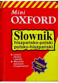Słownik hiszpańsko polski polsko hiszpański Mini