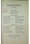 Inorganic syntheses volume V