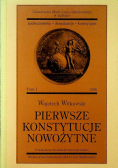 Pierwsze konstytucje nowożytne