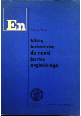 Teksty techniczne do nauki języka angielskiego