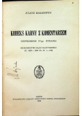 Kodeks karny z komentarzem 1936  r.