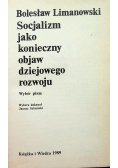 Socjalizm jako konieczny objaw dziejowego rozwoju