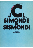 JCL Simonde de Sismondi Teoria ekonomiczna